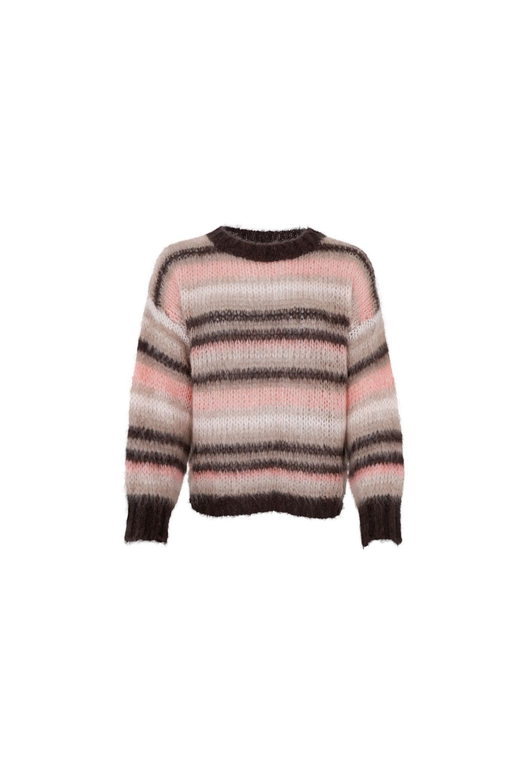 Black Colour - Bcalana Striped Jumper 1268 - Soft Rose
