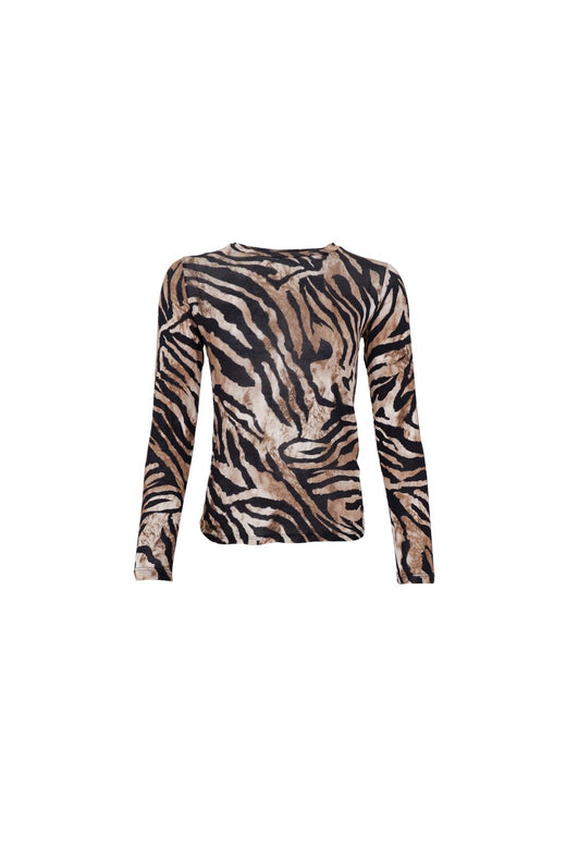 Black Colour - Bcalba Ls Tee 41260 - Shirts,Mesh & Basic Blouses - Zebra