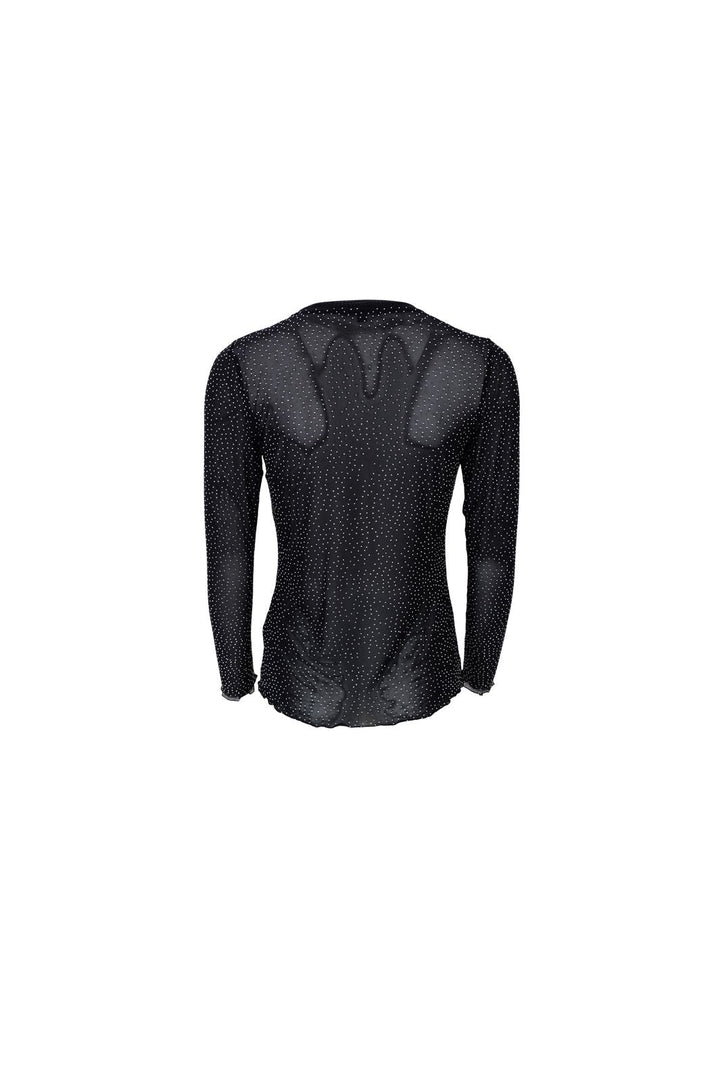 Black Colour - Bcalexis Tee W/Stones 40746 - Shirts - Black