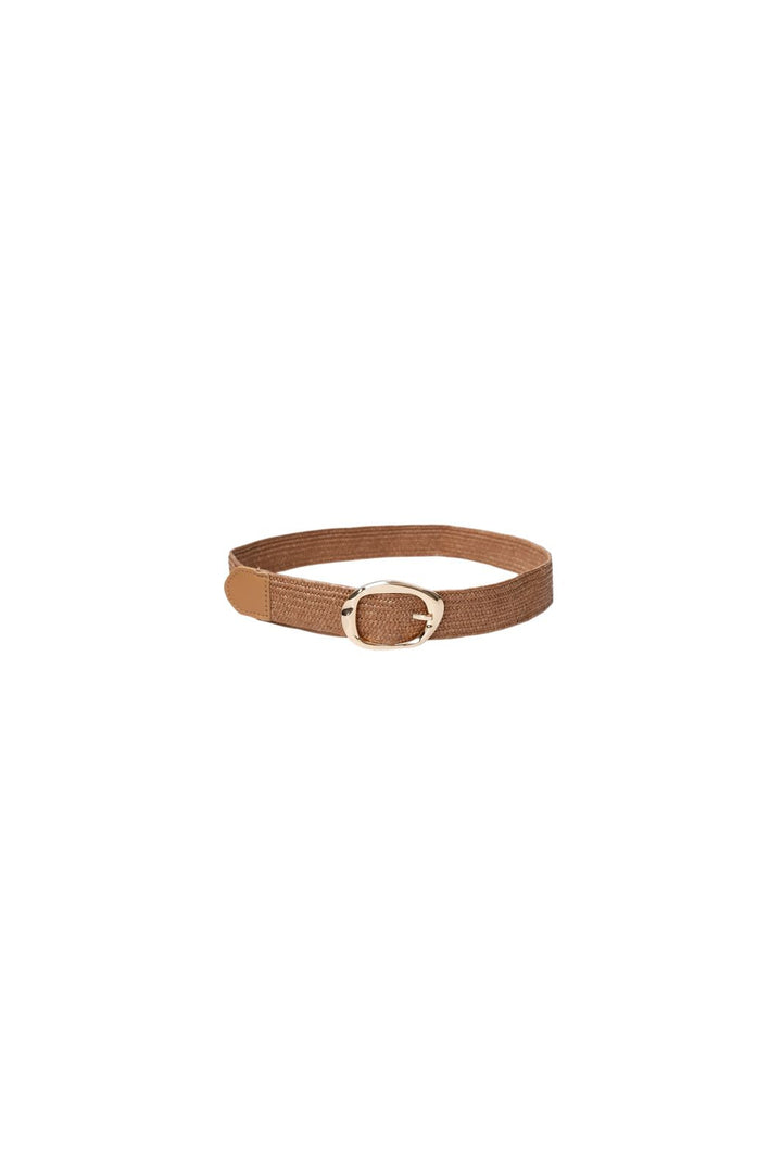 Black Colour - Bcalf Waist Belt 10325 - Camel