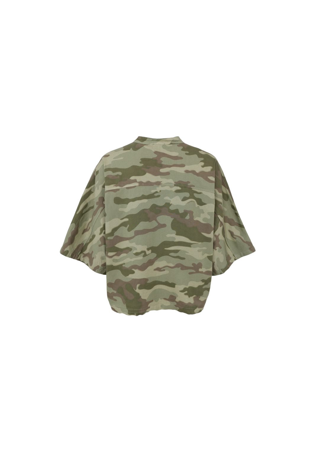 Black Colour - Bcally Loose Shirt 41145 - Camouflage