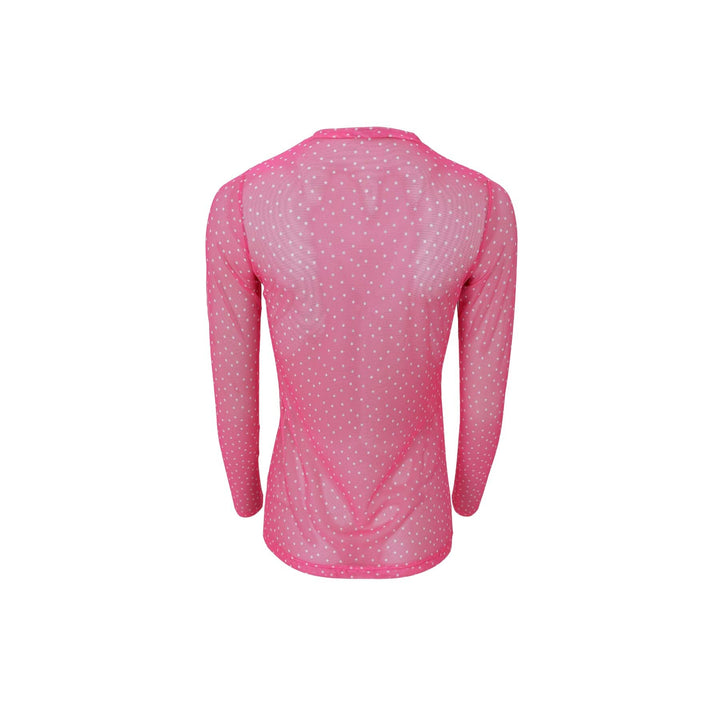Black Colour - Bcanne Mesh Blouse 41138 - Shirts - Pink Dot Bluser 