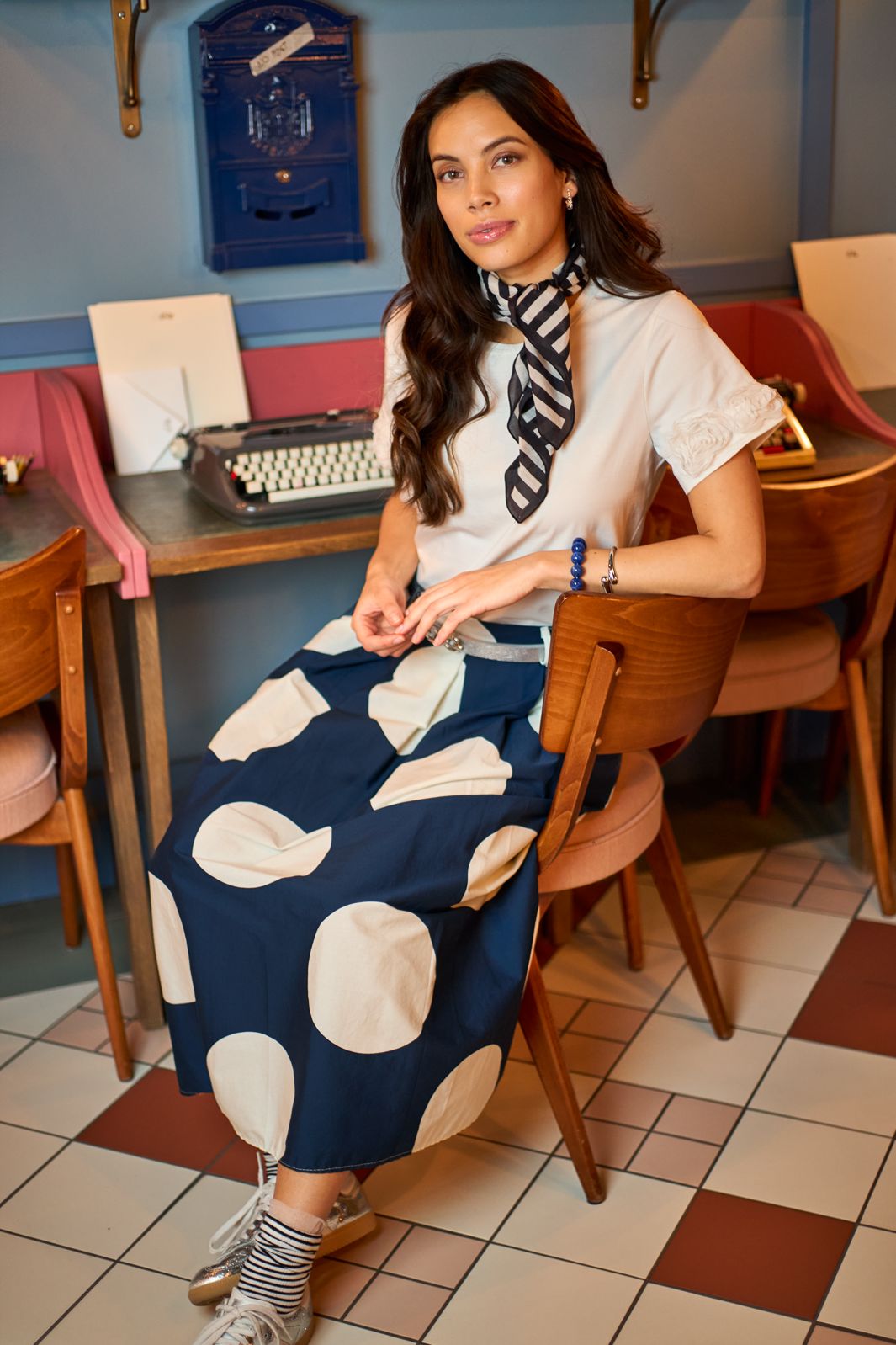 Black Colour - Bccamille Mini Scarf 3681 - Black