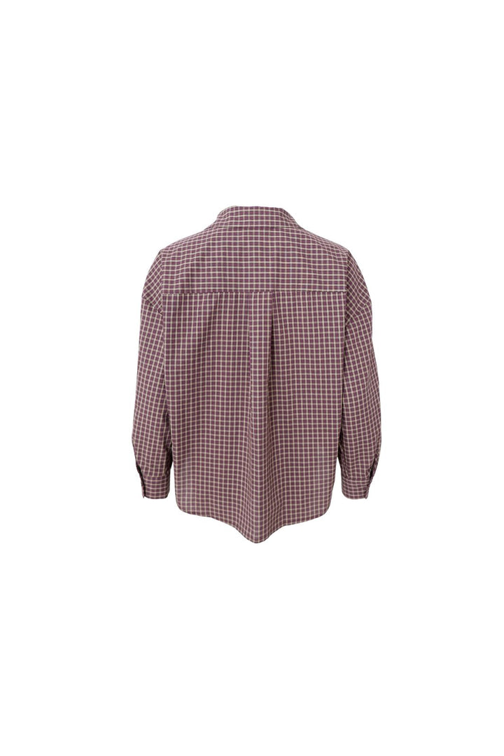 Black Colour - Bccampbell Tailored Shirt 41254 - Plum