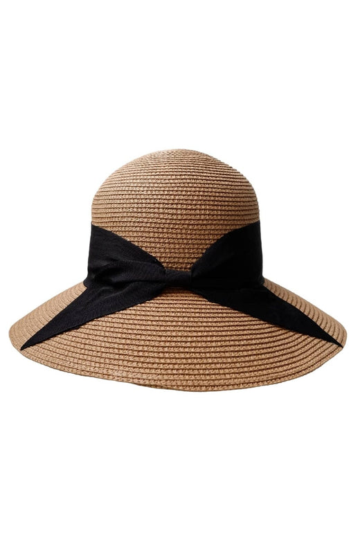 Black Colour - Bccannes Straw Hat 8002 - Nature