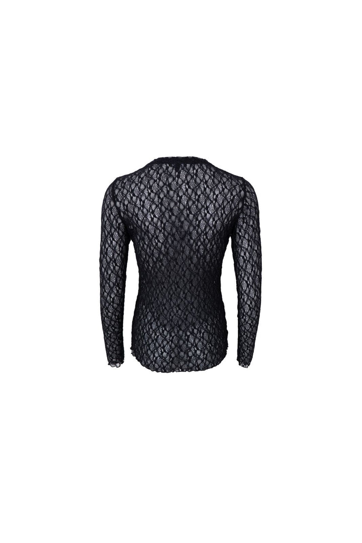 Black Colour - Bccecily Lace Blouse 41288 - Shirts - Navy