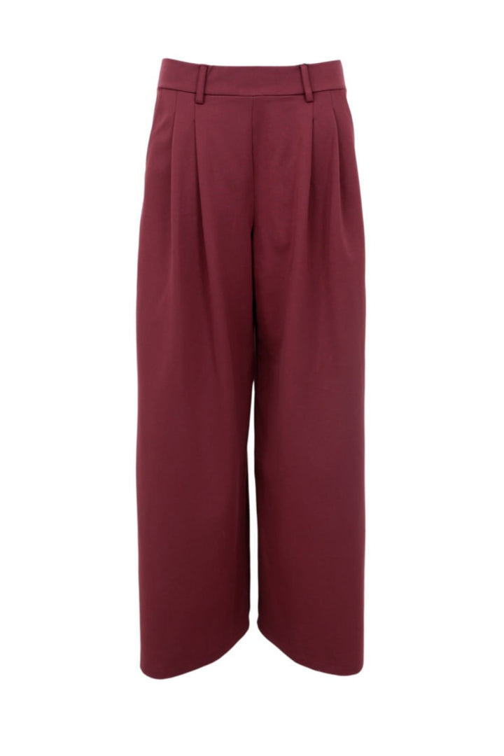 Black Colour - Bcdavi Wideleg Pant 40974 - Plum Bukser 