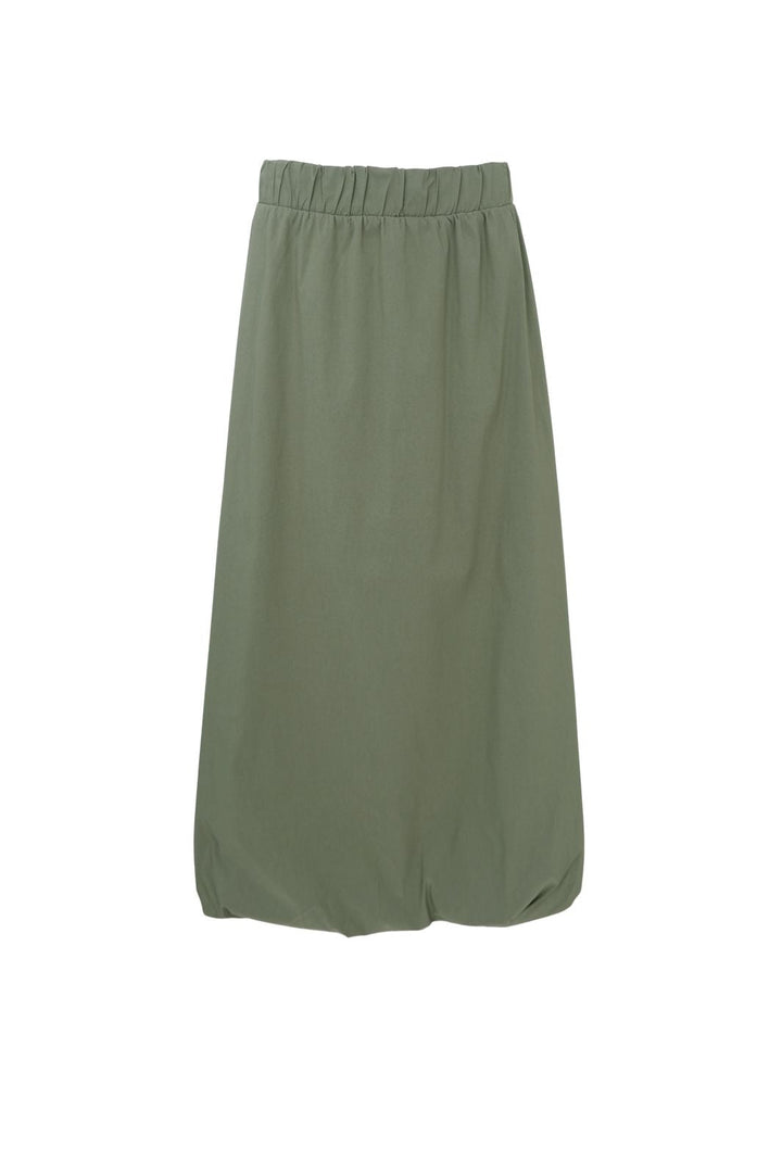Black Colour - Bcdavina Balloon Skirt 41290 - Army