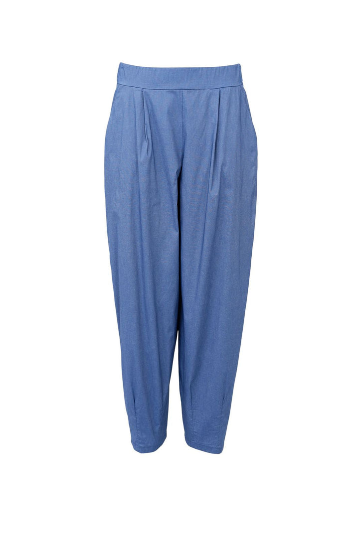 Black Colour - Bcdavina Barrel Pant 40900 - Lt. Denim Melange