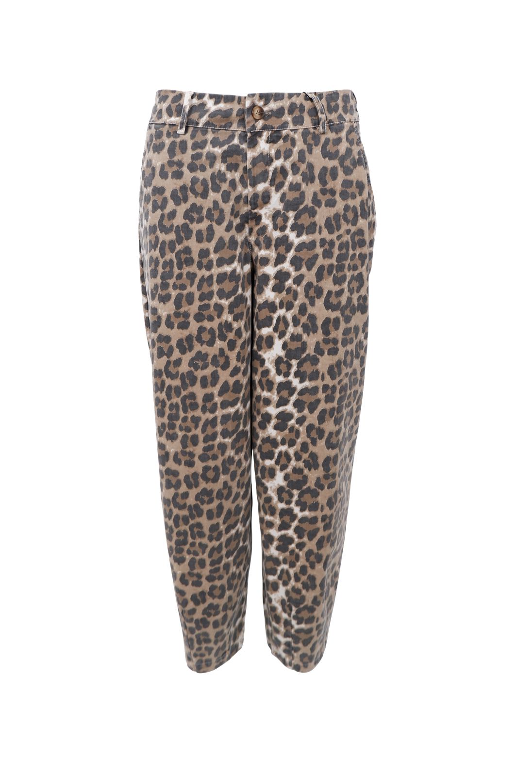 Black Colour - Bcellie Barrel Pant 41092 - Leopard