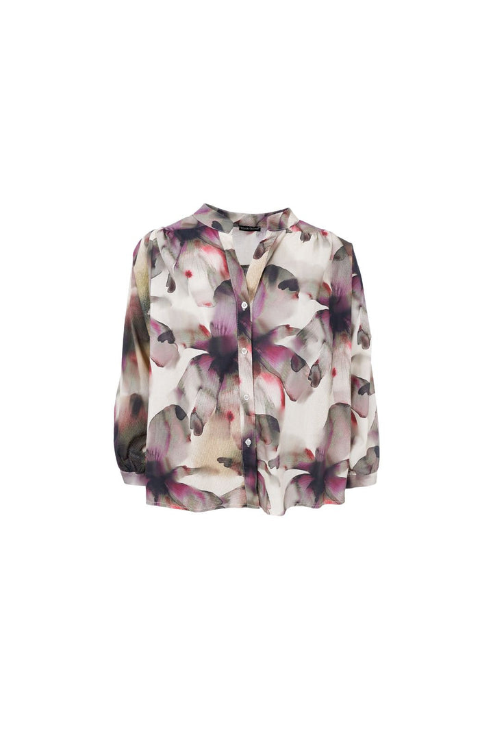 Black Colour - Bcfilora Blouse 40905 - Plum Flower