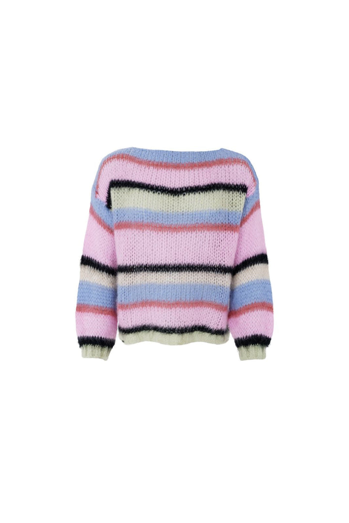 Black Colour - Bcfrey Striped Jumper 1239 - Soft Candy