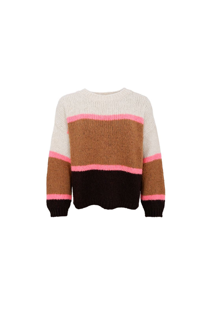 Black Colour - Bchildur Knit Jumper 1234 - Camel