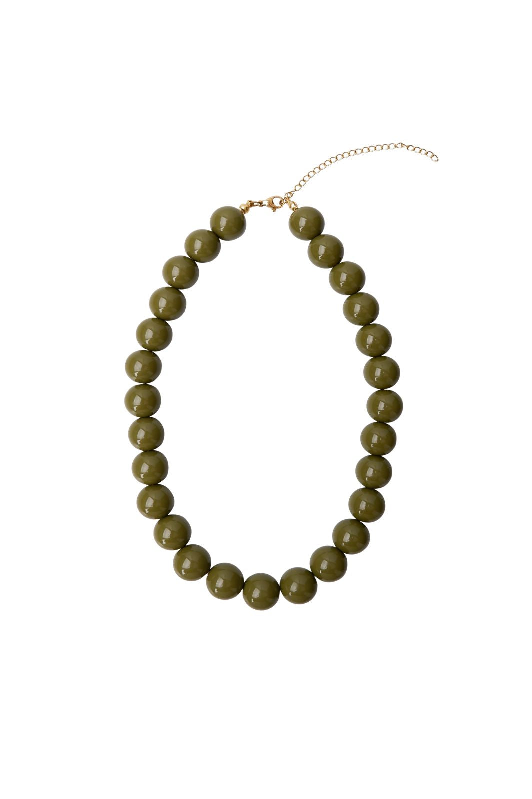Black Colour - Bcholly Double Necklace 4562 - Army