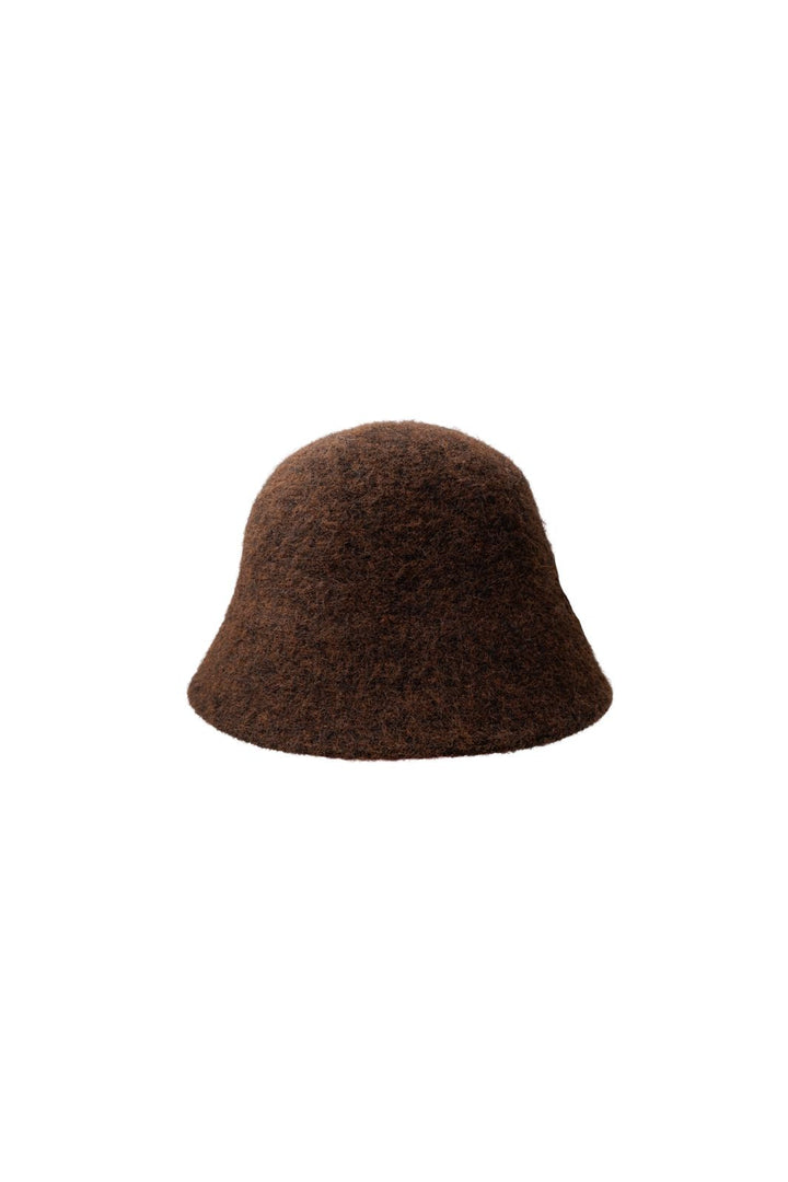 Black Colour - Bcjen Wool Bucket Hat 8059 - Coffee