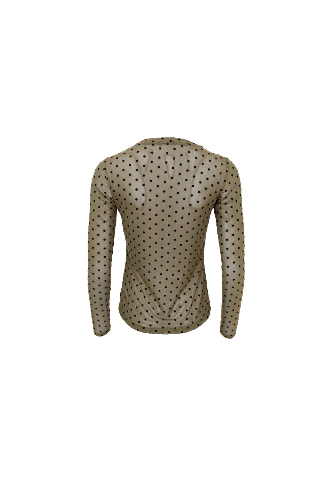 Black Colour - Bcjennie Dotted Mesh Blouse 40611 - Shirts - Army