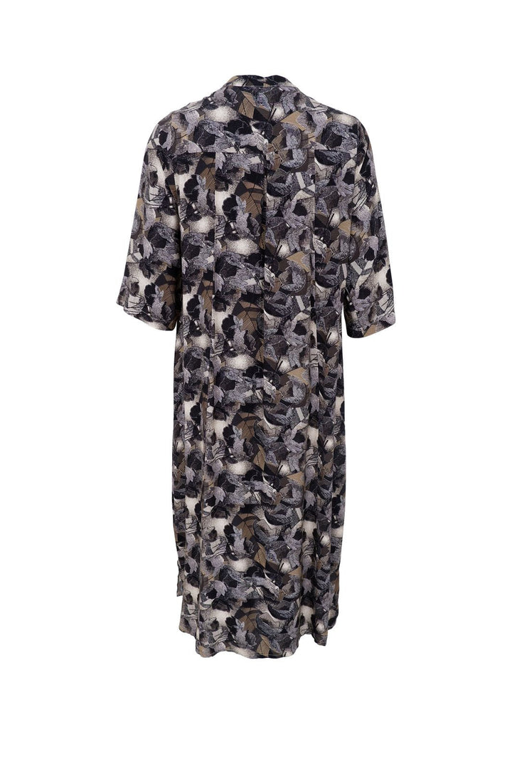 Black Colour - Bckenna Shirt Dress 40927 - Fall Black
