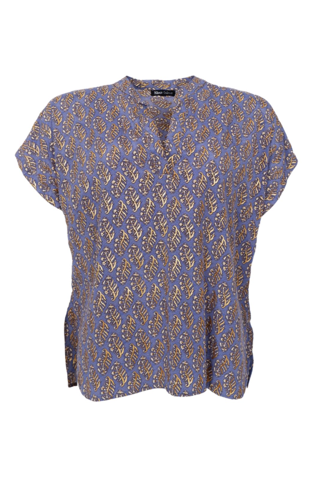 Black Colour - Bcluna Andrea S/S Blouse 39234 - Blue Mist