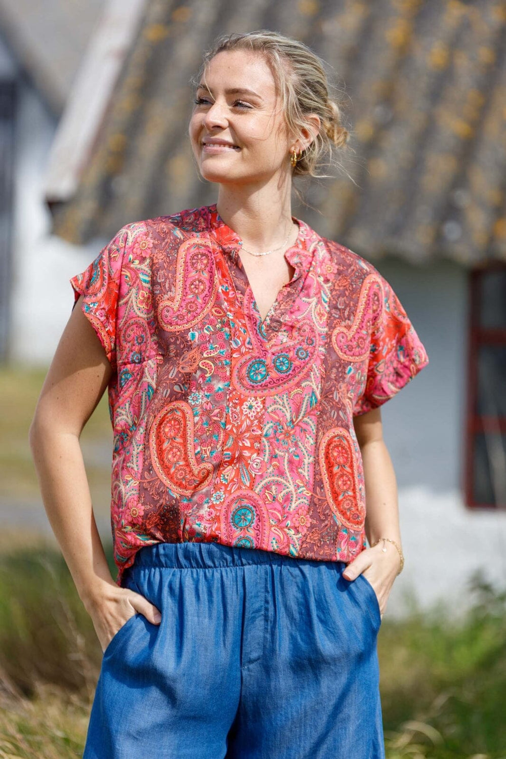 Black Colour - Bcluna Andrea S/S Top 39211 - Scarlett Berry