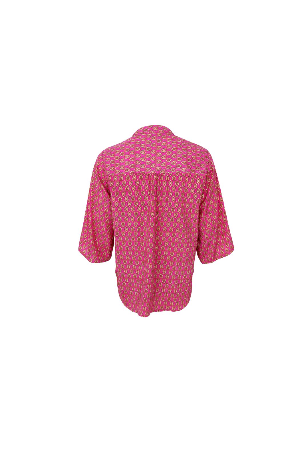 Black Colour - Bcluna Flared Sleeve Blouse 39242 - Savannah Pink