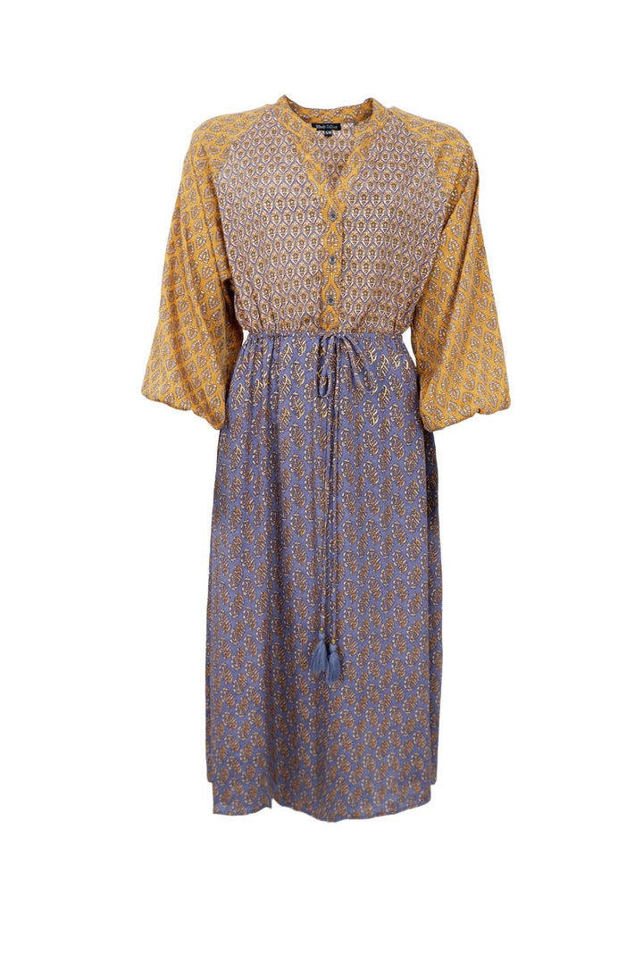 Black Colour - Bcluna Raglan Dress 39229 - Golden Multi