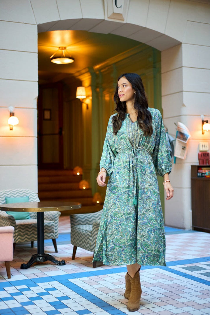 Black Colour - Bcluna Raglan Dress 39229 - Sea Green