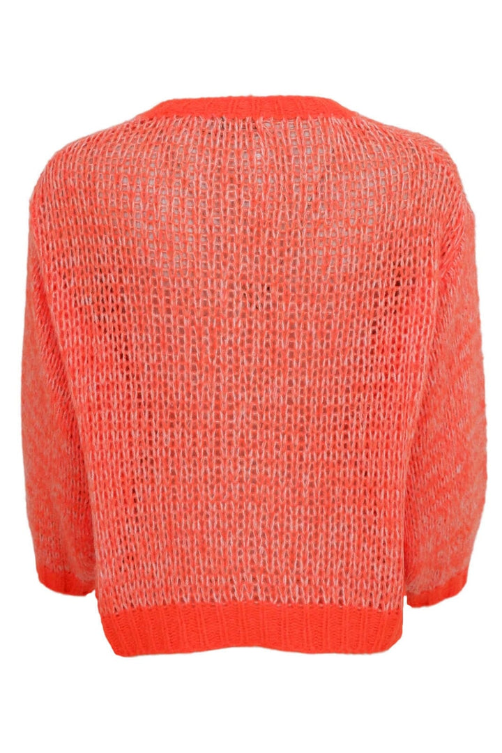 Black Colour - Bcmaeve Knit Cardigan 1206 - Orange