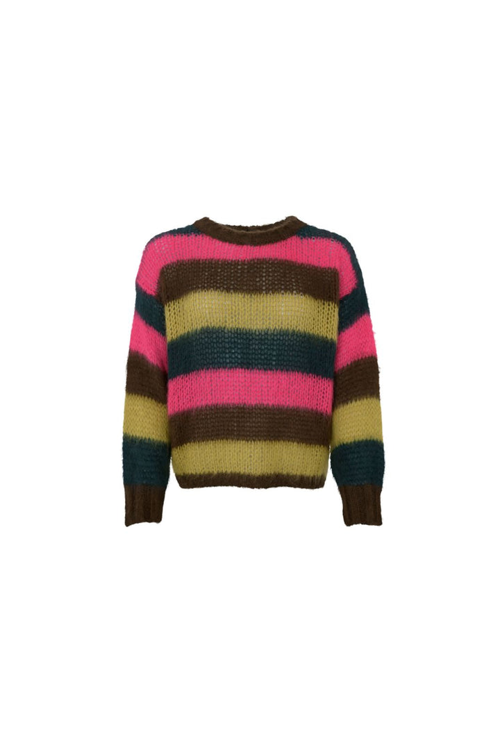 Black Colour - Bcmarty Striped Jumper 1267 - Multi