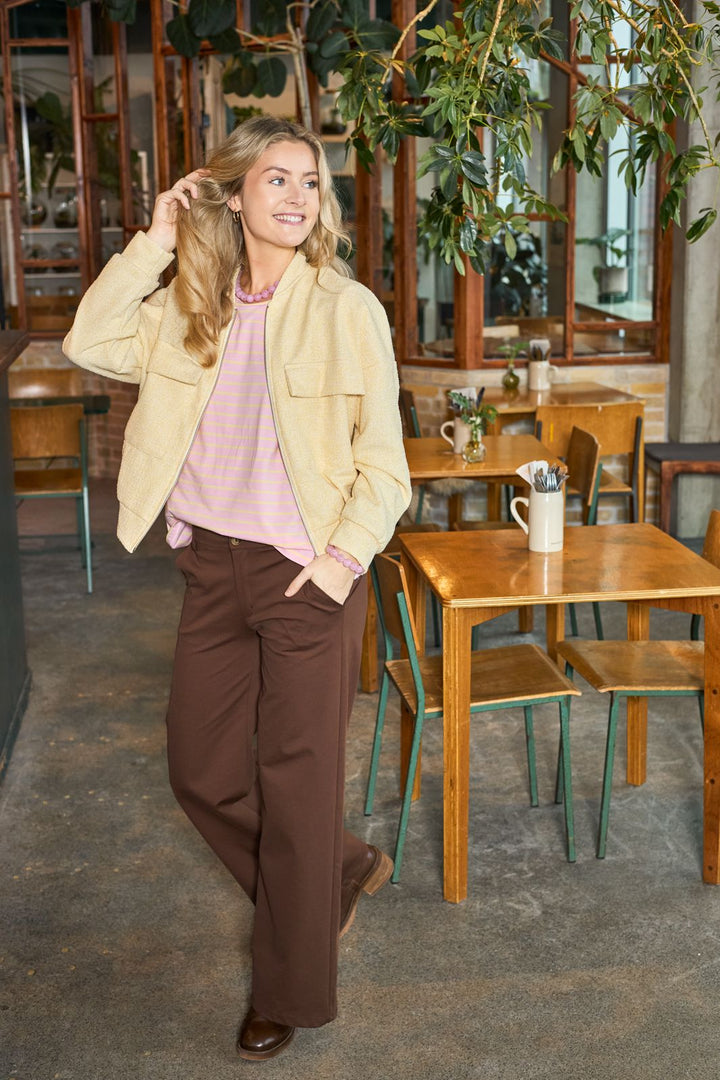 Black Colour - Bcmaylee Ss Tee 41069 - Shirts - Candy/Yellow