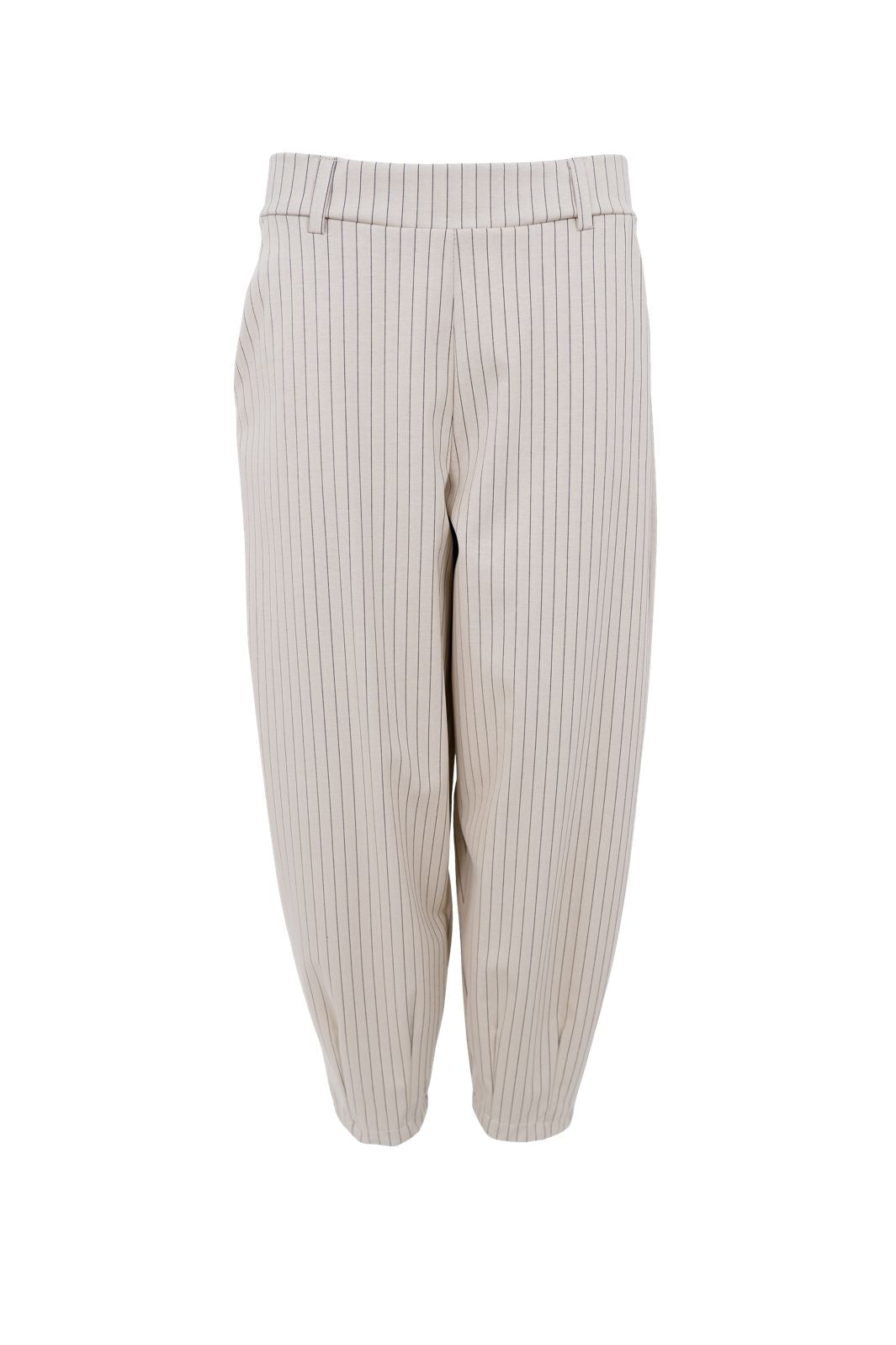 Black Colour - Bcmilano Barrel Pant 41109 - Kit Stripe