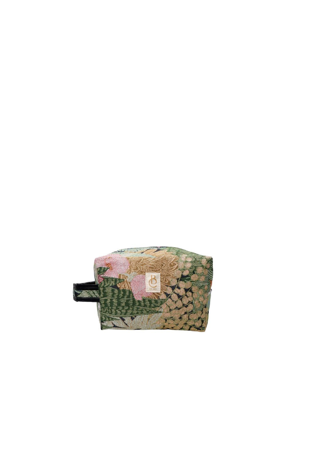 Black Colour - Bcnyla Washbag 7026 - Flower Forest