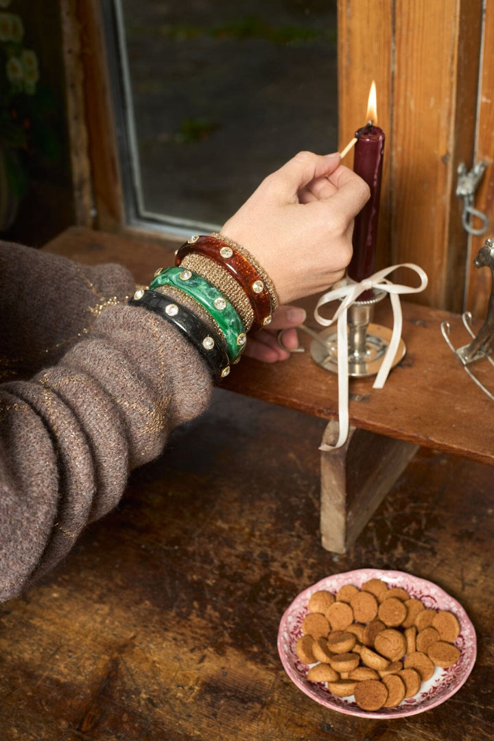 Black Colour - Bcpenn Bangle 4501 - Coffee