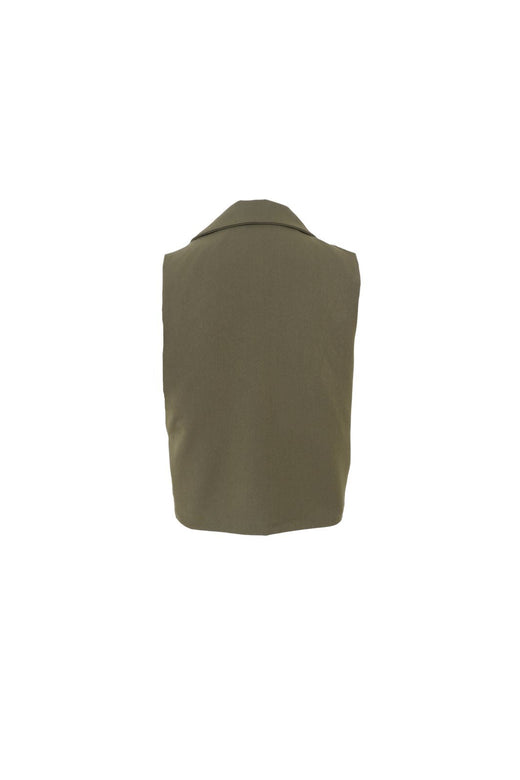 Black Colour - Bcrena Wrap Vest 41255 - Army