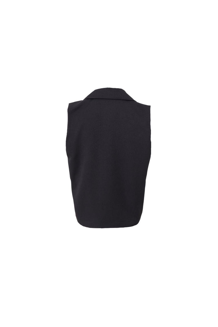 Black Colour - Bcrena Wrap Vest 41255 - Black