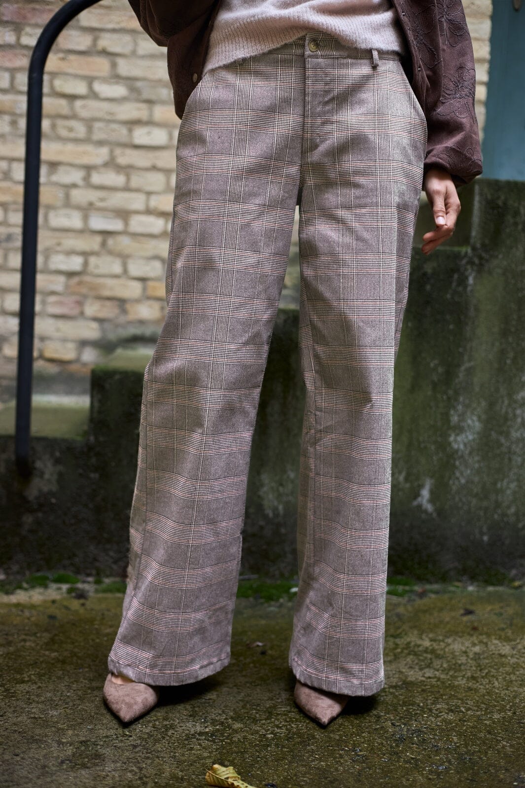 Black Colour - Bcshelby Box Pant 41335 - Grey