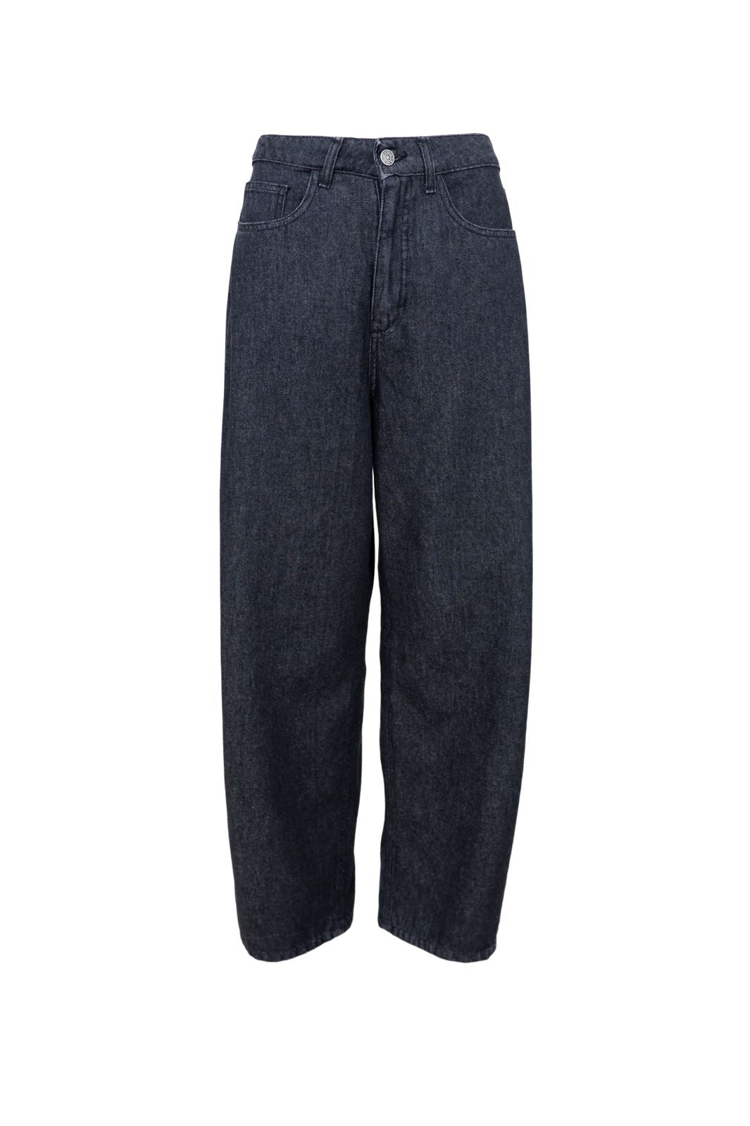 Black Colour - Bcsia Baggy Barrel Pant 41247 - Black Denim