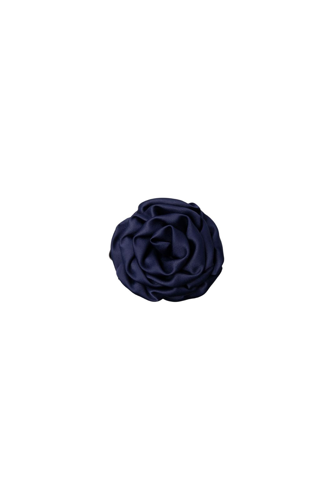 Black Colour - Bcsimona Flower Satin Hair Claw 6075 - Navy