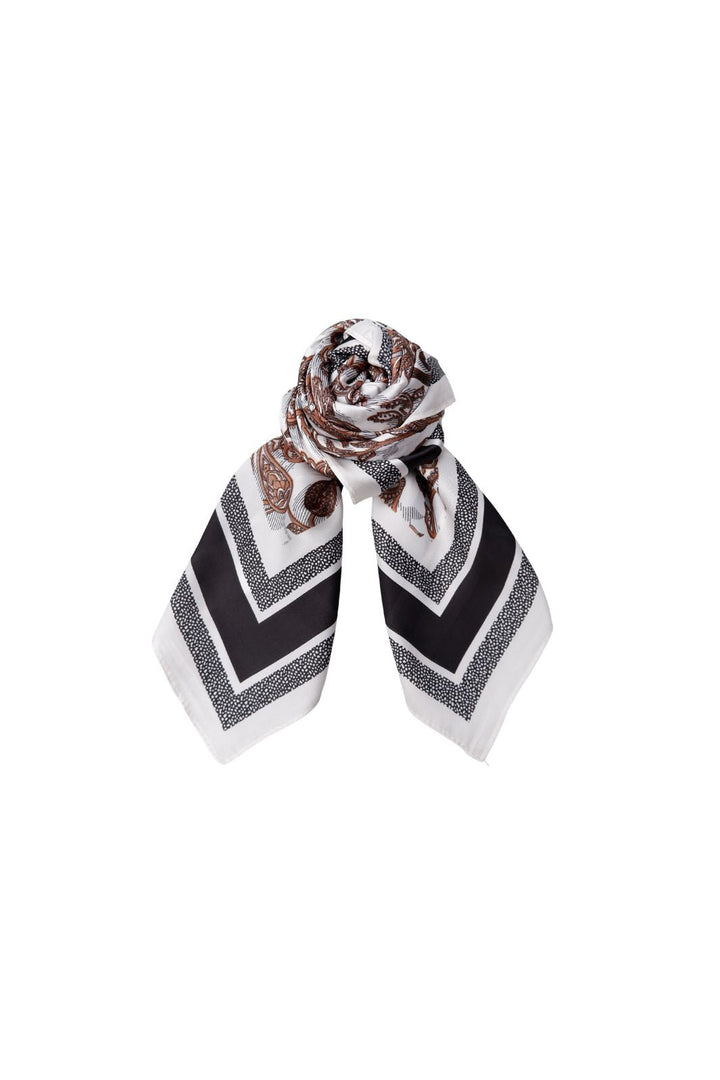 Black Colour - Bcsuri Mini Scarf 3662 - Black
