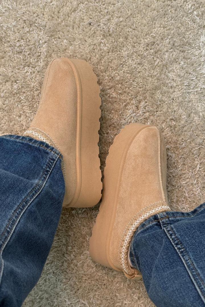 Bloom - Acacia Slipper - Beige Hjemmesko & sutsko 