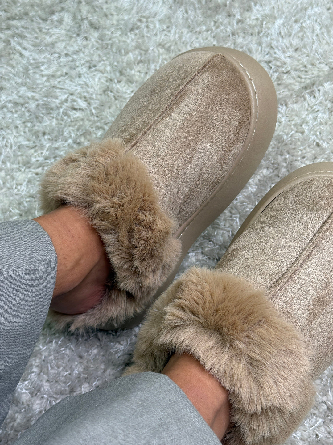 Bloom - Aida Slipper - Beige Hjemmesko & sutsko 