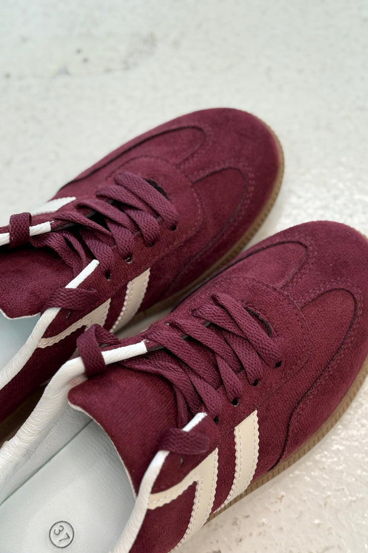 Bloom - Amira - Burgundy Sneakers 