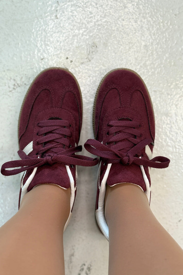 Bloom - Amira - Burgundy Sneakers 