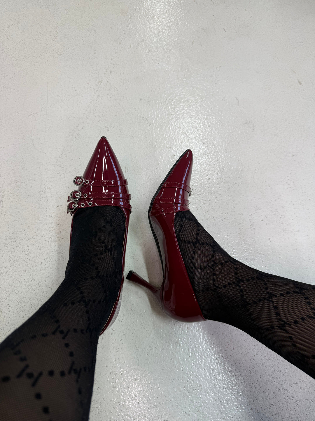 Bloom - Bellflowerstiletto - Burgundy Stiletter 