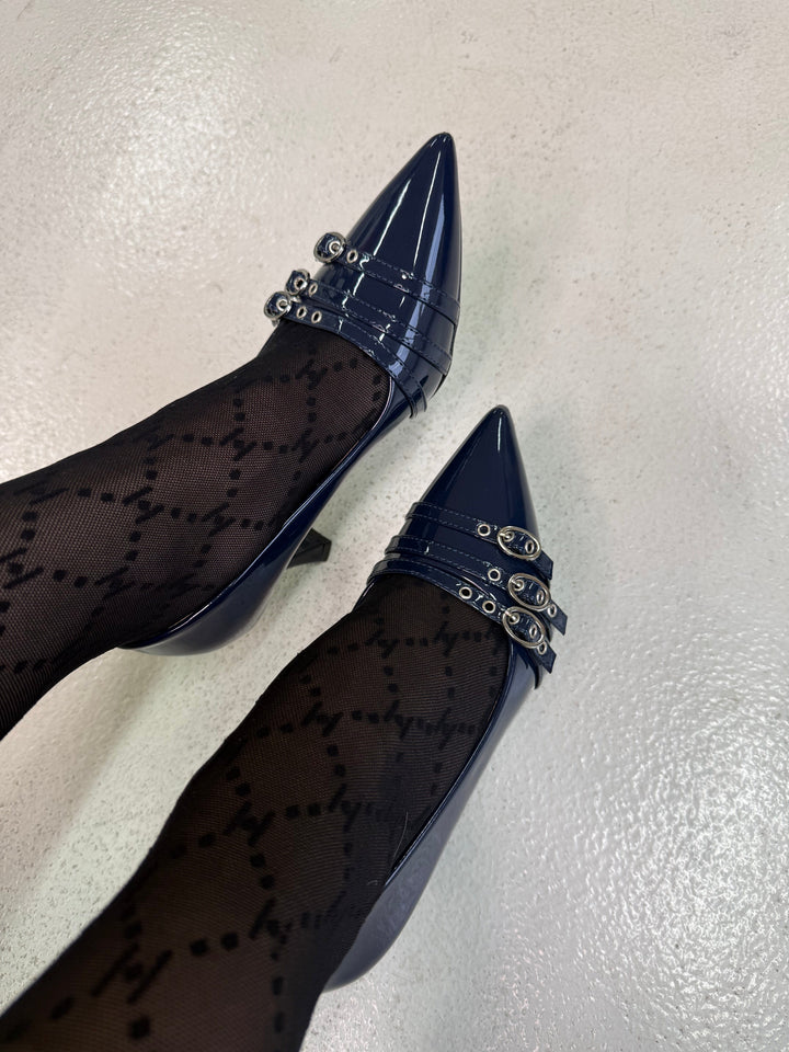 Bloom - Bellflowerstiletto - Navy Stiletter 