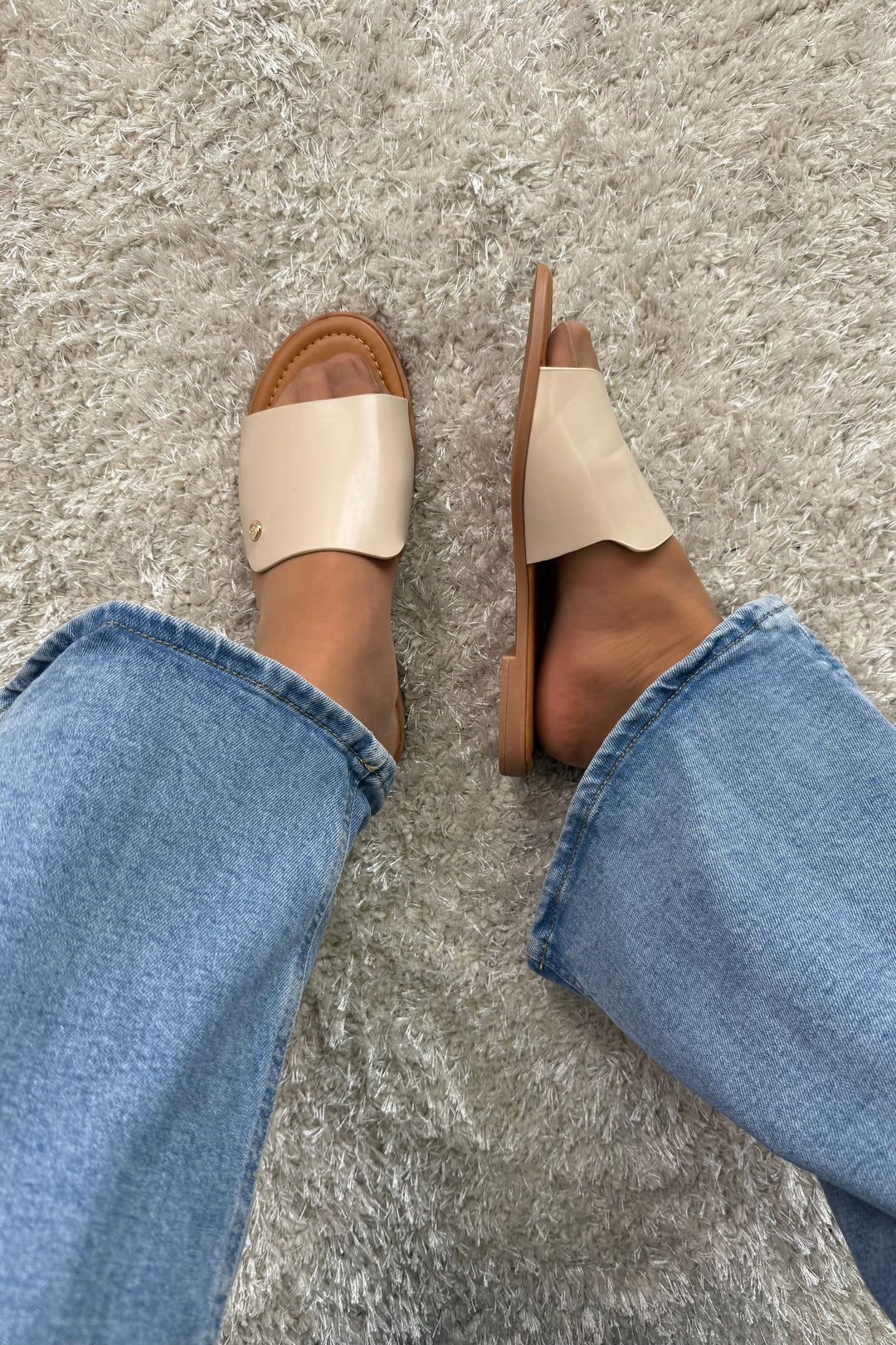 Bloom - Loreen Sandal - Beige Sandaler 