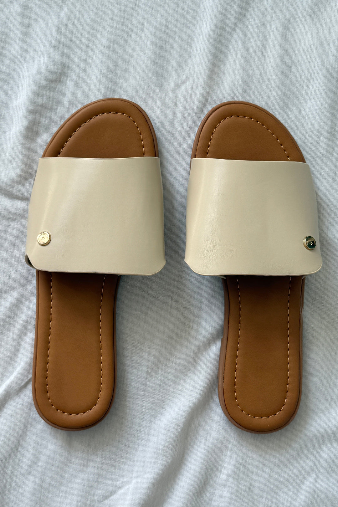 Bloom - Loreen Sandal - Beige Sandaler 