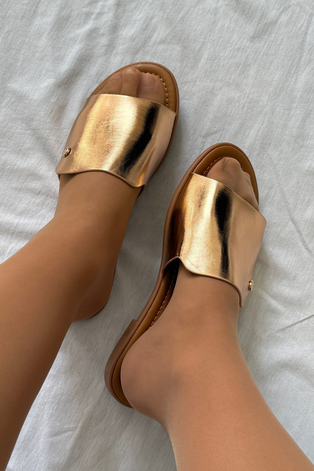 Bloom - Loreen Sandal - Champagne Sandaler 