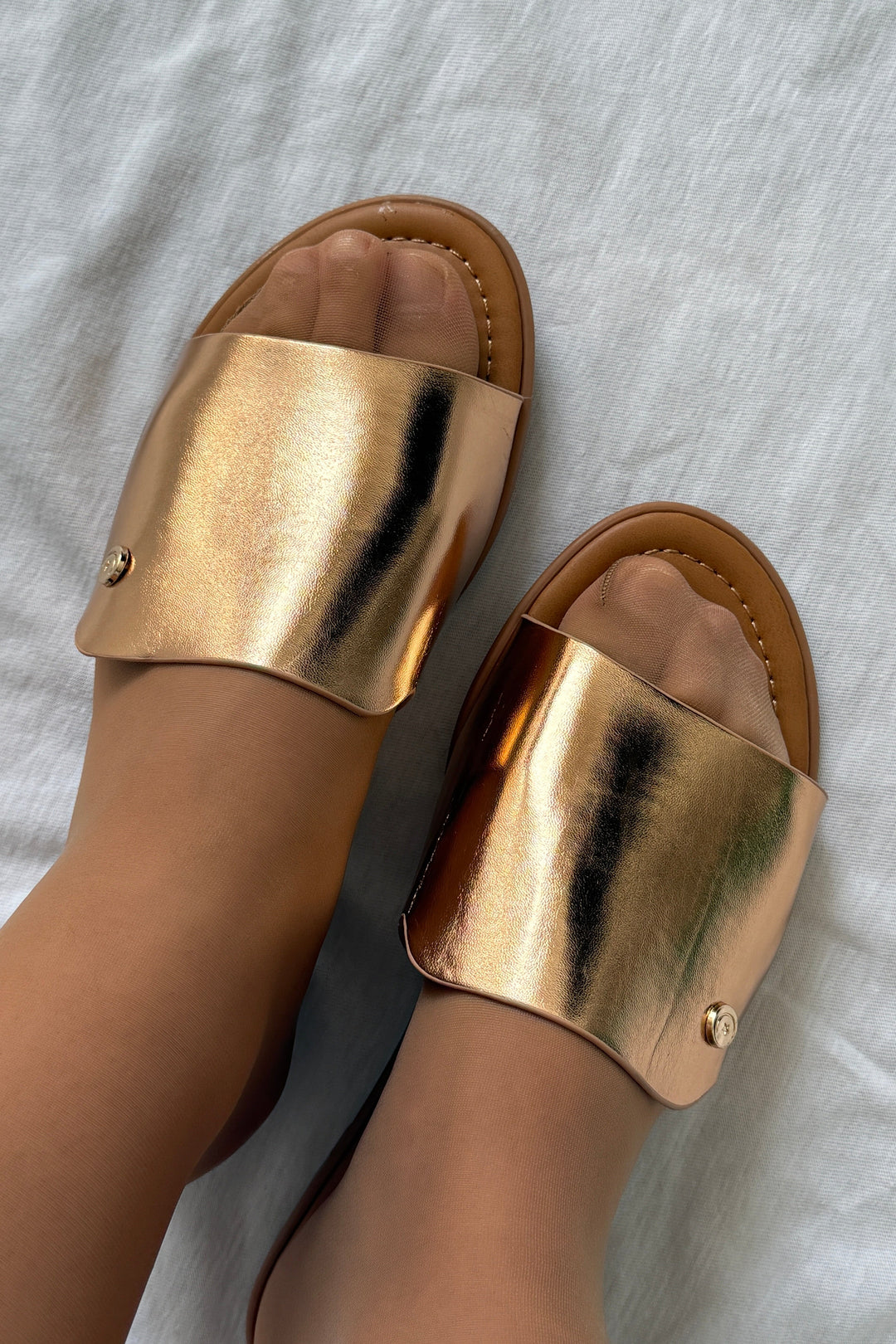 Bloom - Loreen Sandal - Champagne Sandaler 