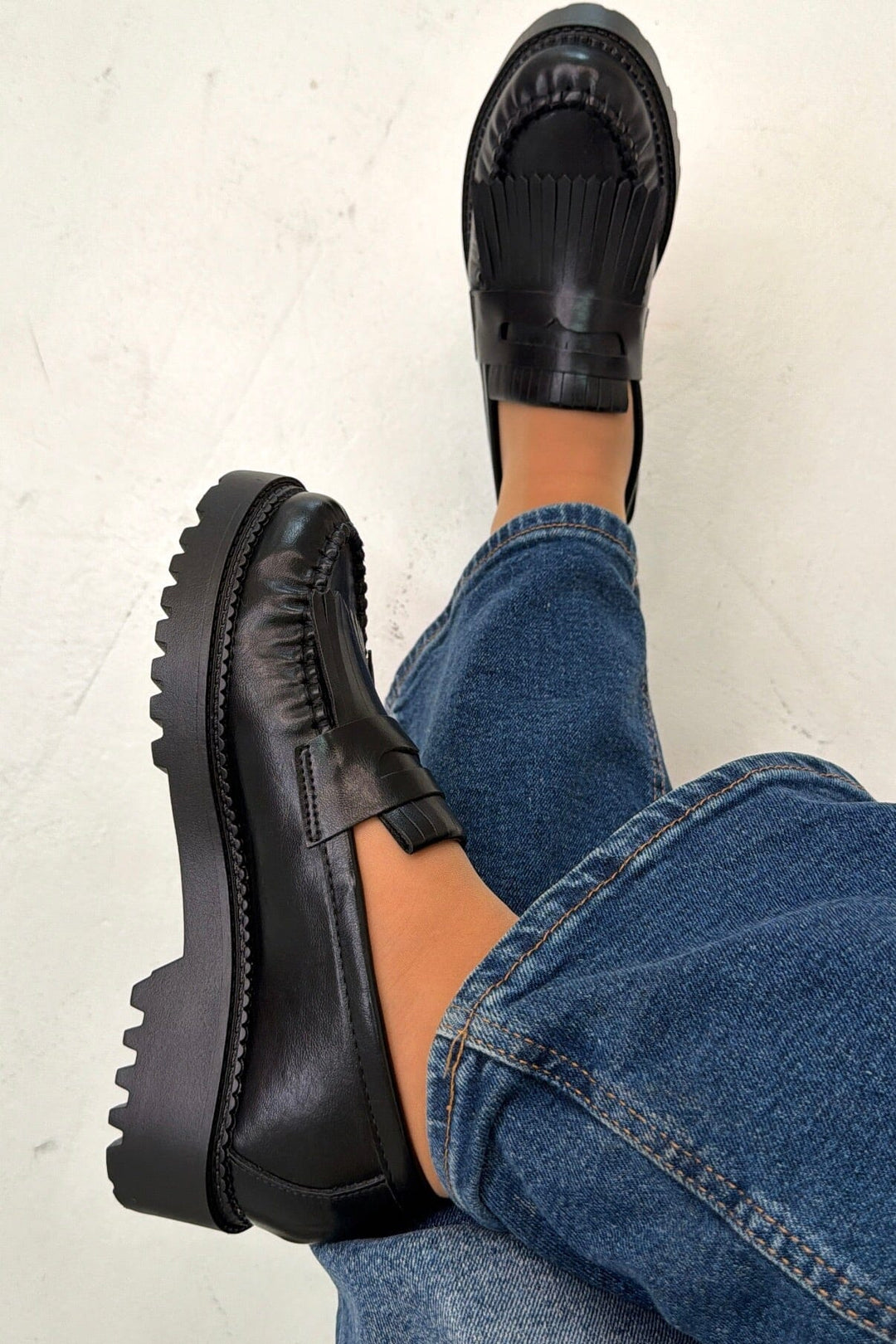 Bloom - Oriella Loafers - Black Loafers 