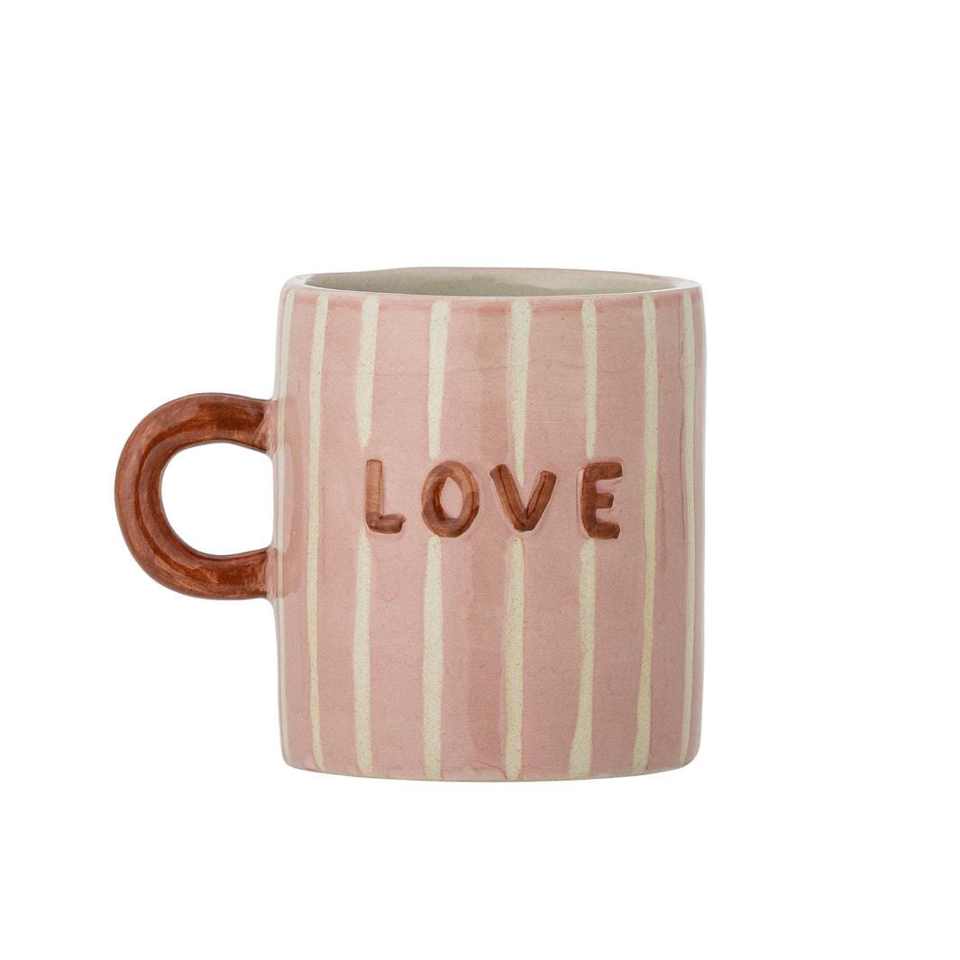 Bloomingville - Cherish Krus, Rosa, Stentøj 82063180 - Rose